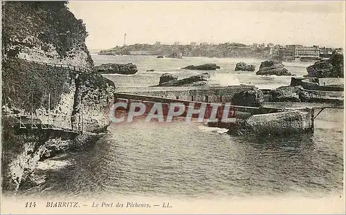 Cartes postales Biarritz Le Port des Pecheurs