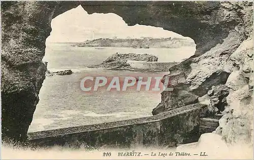 Ansichtskarte AK Biarritz La Loge de Theatre