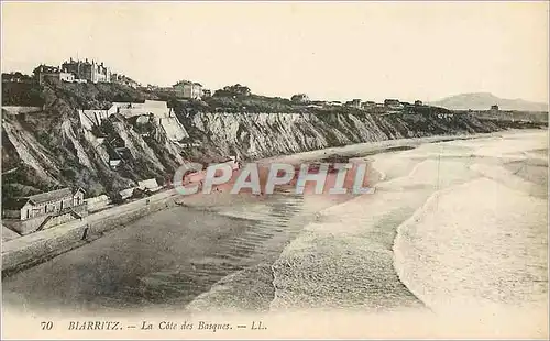 Cartes postales Biarritz La Cote des Basques