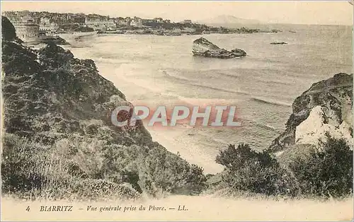 Cartes postales Biarritz Vue generale prise du Phare