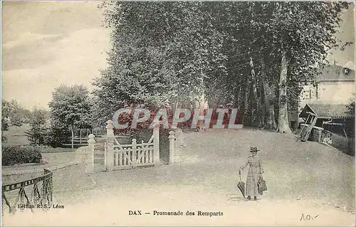 Cartes postales Dax Promenade des Remparts