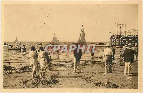 Cartes postales Arcachon Gironde La Plage Bateaux