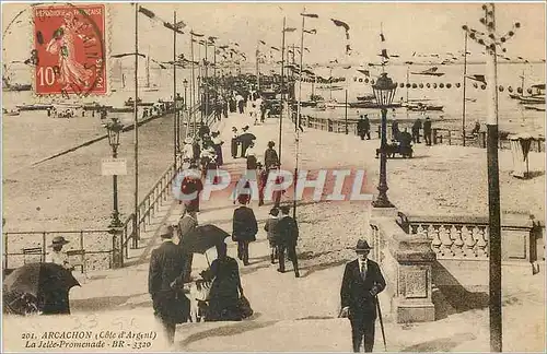 Cartes postales Arcachon Cote d'Argent La Jetee Promenade