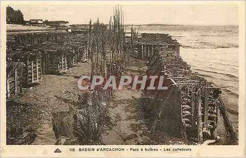 Cartes postales Bassin d'Arcachon Parc a Huitres Les colleteurs