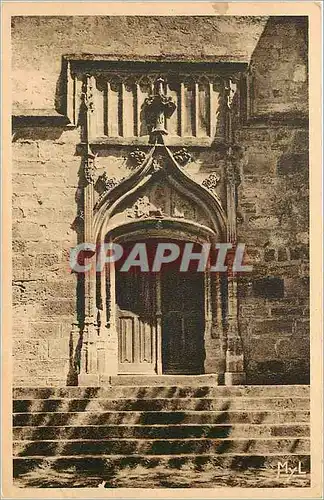 Ansichtskarte AK Excideuil Dordogne Porte de l'Eglise