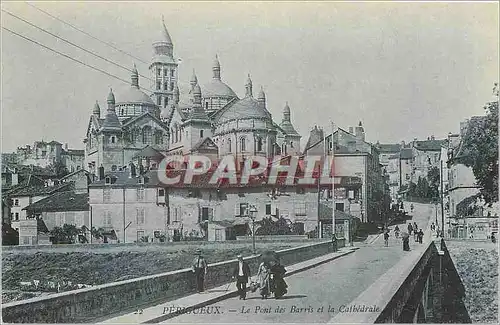 Cartes postales Perigueux Le Pont des Barris et la Cathedrale