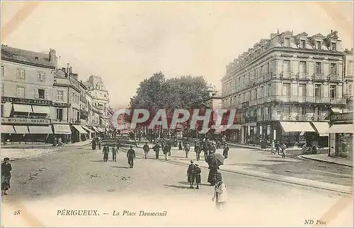 Cartes postales Perigueux La Place Daumesuil