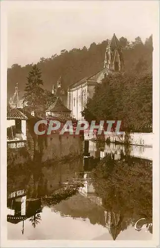 Cartes postales moderne Brantome Les Bords de la Dronne et l'Abbaye