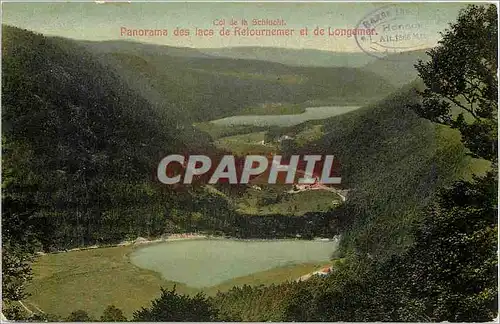 Cartes postales Col de la Schlucht Panorama des lacs de Retournemer et de Longemer