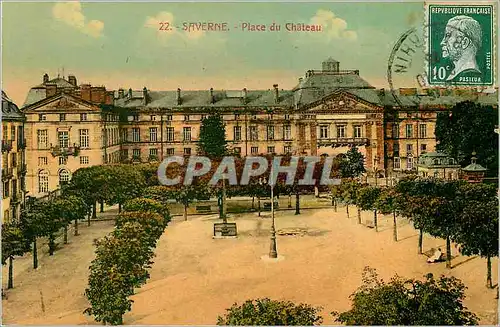 Cartes postales Saverne Place du Chateau