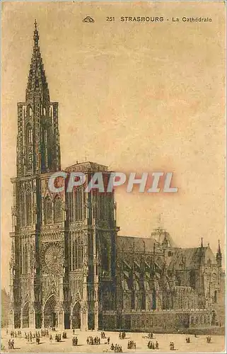 Cartes postales Strasbourg La Cathedrale