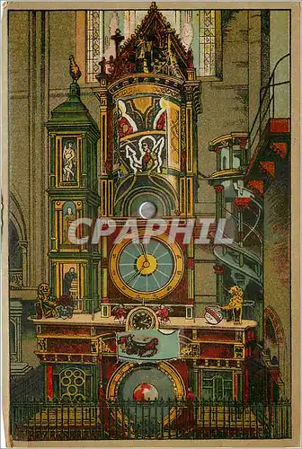 CARTE A SYSTEME L'Horloge astronomique de la Cathedrale Strasbourg