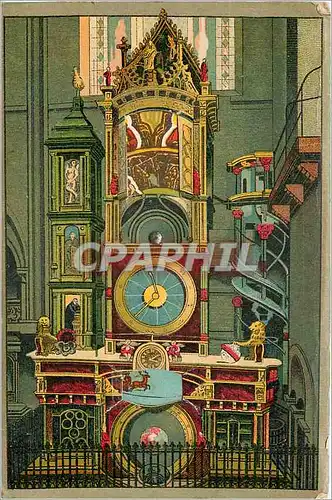 CARTE A SYSTEME L'Horloge astronomique de la Cathedrale Strasbourg