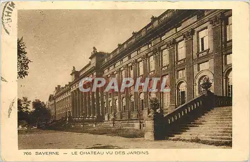 Cartes postales Saverne Le Chateau vu des Jardins