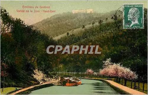 Cartes postales Environs de Saverne Vallee de la Zorn Haut Barr Bateau Barque