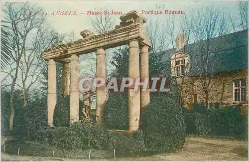 Cartes postales Angers Musee St Jean Portique Romain