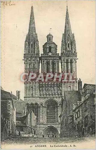 Cartes postales Angers La Cathedrale