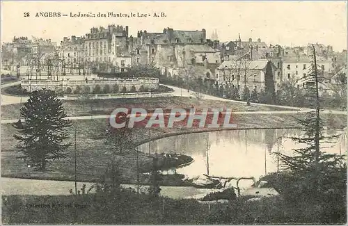 Cartes postales Angers Le Jardin des Plantes le lac