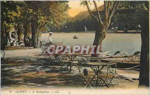 Cartes postales Olivet A Madagascar Barques Bateaux