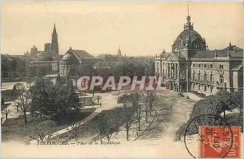 Cartes postales Strasbourg Place de la Republique