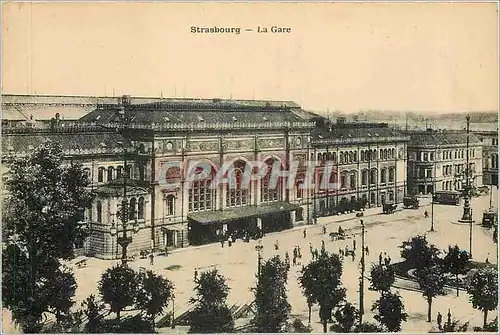 Cartes postales Strasbourg La Gare