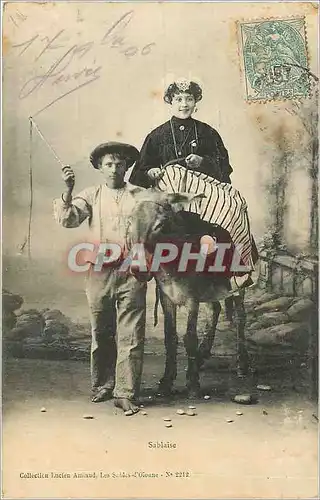 Cartes postales Sablaise Ane Mule