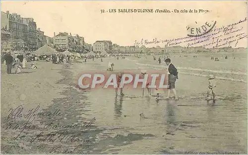 Cartes postales Les Sables d'Olonne Vendee Un coin de la Plage