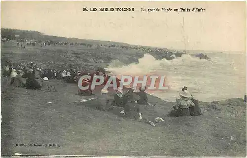 Cartes postales Les Sables d'Olonne La grande Maree au Puits d'Enfer