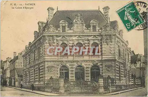 Cartes postales Saumur La Caisse d'Epargne