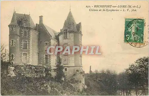 Cartes postales Rochefort sur Loire M et L Chateau de St Symphorien