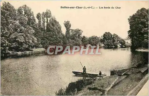 Cartes postales Selles sur Cher L et C Les bords du Cher