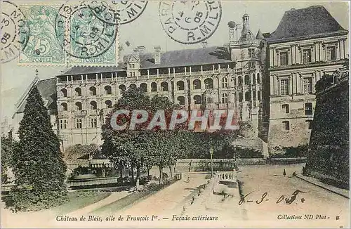Cartes postales Chateau de Blois aile de Francois 1er Facade exterieure