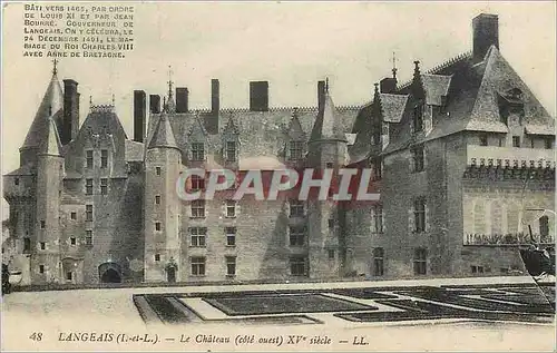 Cartes postales Langeais I et L Le Chateau