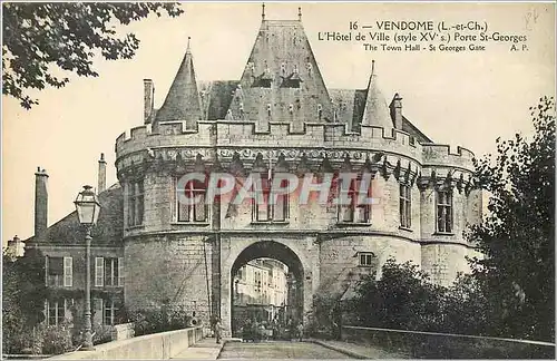 Ansichtskarte AK Vendome L et Ch L'Hotel de Ville Porte St Georges