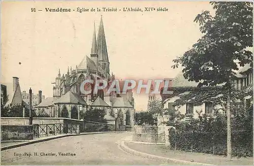 Cartes postales Vendome Eglise de la Trinite L'Abside