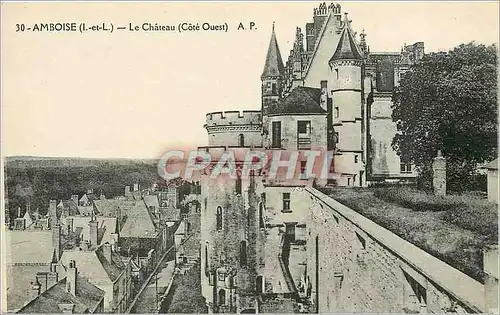 Cartes postales Amboise I et L Le Chateau