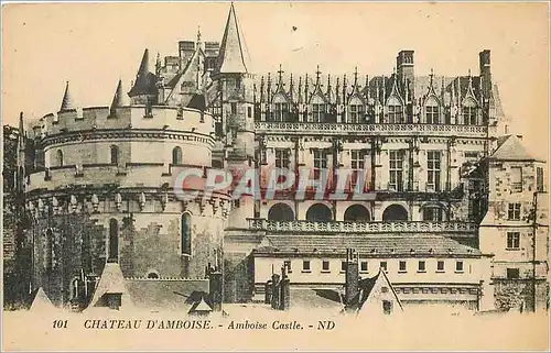 Cartes postales Chateau d'Amboise