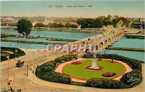 Cartes postales Tours Pont de Pierre