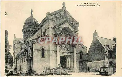 Cartes postales Tours I et L La Basilique St Martin