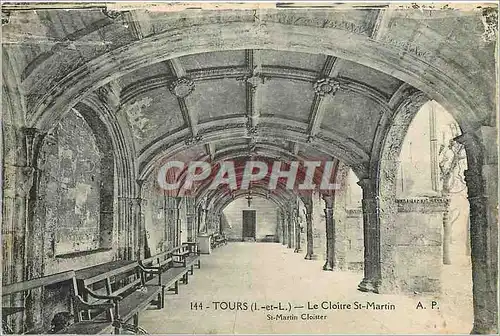 Cartes postales Tours I et L Le Cloitre St Martin