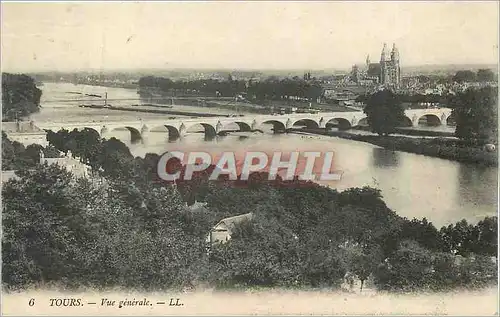 Cartes postales Tours Vue generale