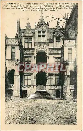 Cartes postales Tours I et L Hotel Gonlin