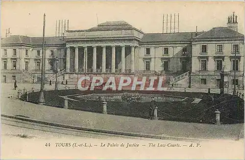 Cartes postales Tours I et L Le Palais de Justice