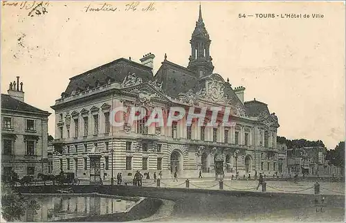 Cartes postales Tours L'Hotel de Ville