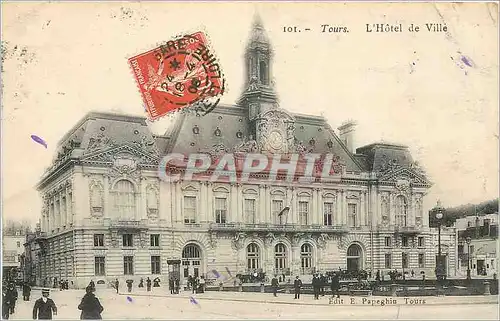 Cartes postales Tours L'Hotel de Ville