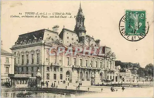 Cartes postales Tours I et L L'Hotel de Ville