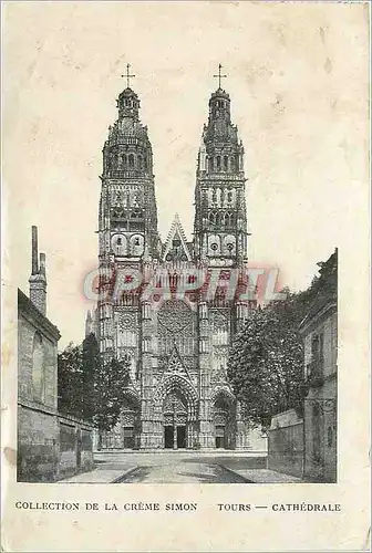 Cartes postales Tours Cathedrale