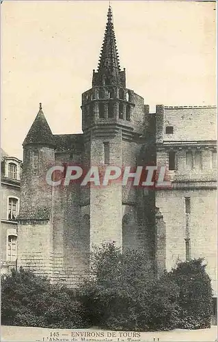 Cartes postales Environs de Tours L'Abbaye de Marmoutier Le Tours