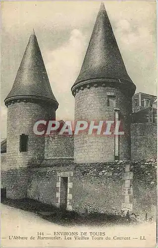 Ansichtskarte AK Environs de Tours L'Abbaye de Marmoutier Les Vieilles Tours du Couvent