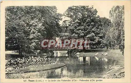 Cartes postales Tours I et L Le Jardin des Prebendes d'Oe